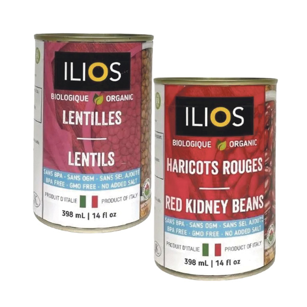 Lentilles ou haricots Ilios